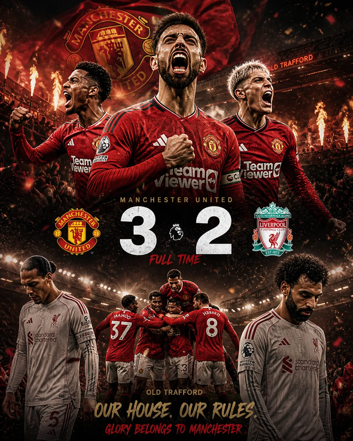 O Diabo acorda em Old Trafford
