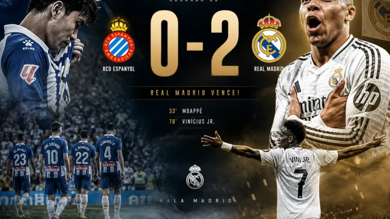 Real Madrid Vence em Cornellà e Mantém Pressão no Topo