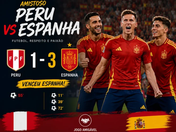 Espanha goleia Peru e fecha a preparação para o Mundial com classe